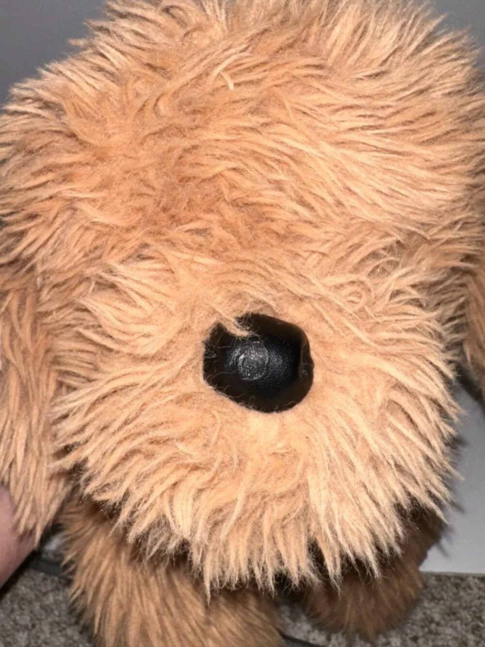 FAO Schwarz Plush Puppy Floppy Doodle Dog brown shaggy fluffy 19